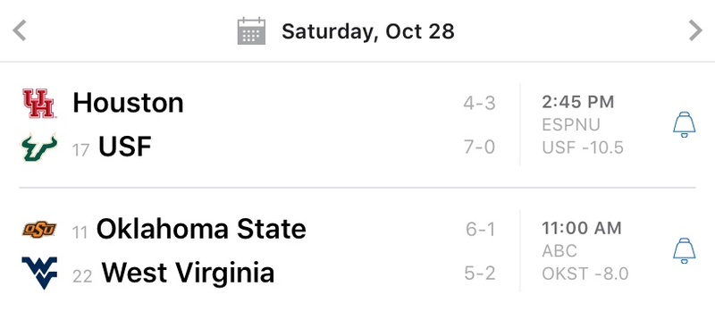 Illustration for article titled Saturday College Football Thread